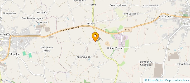 localisation de l'entreprise GROUPEMENT D'EMPLOYEURS PAB à CLEDER