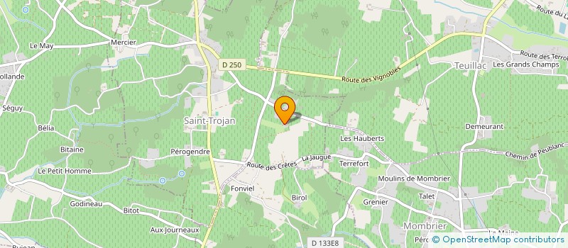 localisation de l'entreprise GROUPEMENT D'EMPLOYEURS PAMBA  SAINT-TROJAN