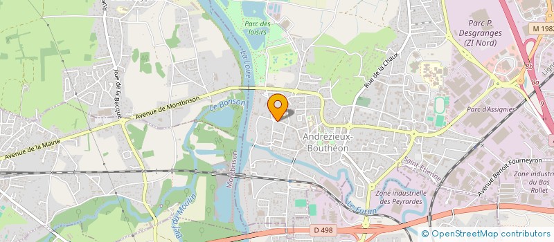 localisation de l'entreprise GROUPEMENT D EMPLOYEURS PARTA GE  ANDREZIEUX-BOUTHEON