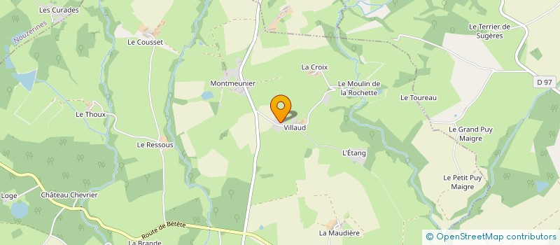 localisation de l'entreprise GROUPEMENT D'EMPLOYEURS PHILIPPON -CHOLIN à MALLERET-BOUSSAC