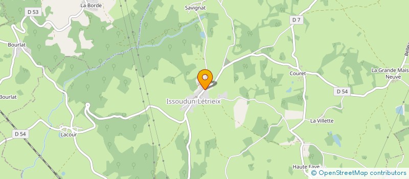 localisation de l'entreprise GROUPEMENT D'EMPLOYEURS PINET CHAPELOT à ISSOUDUN-LETRIEIX