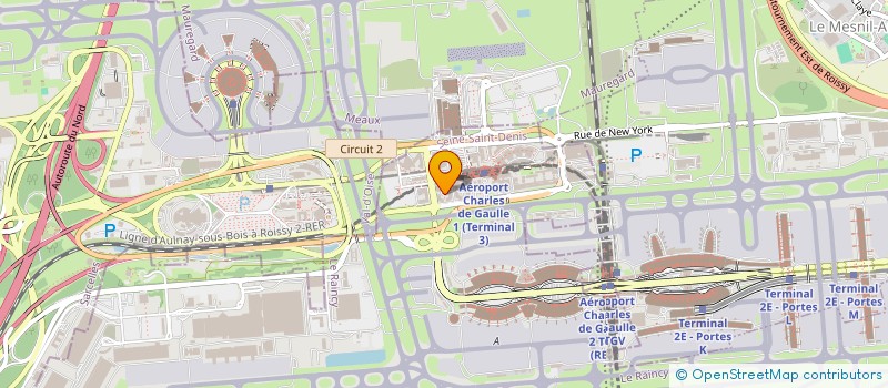 localisation de l'entreprise GROUPEMENT D'EMPLOYEURS POUR L'INSERTION ET LA QUALIFICATION - AEROPORTUAIRE à TREMBLAY-EN-FRANCE