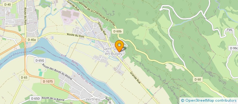 localisation de l'entreprise GROUPEMENT D'EMPLOYEURS POUR L'INSERTION ET LA QUALIFICATION - ALPHEE RHONE-ALPES à SAINT-SORLIN-EN-BUGEY