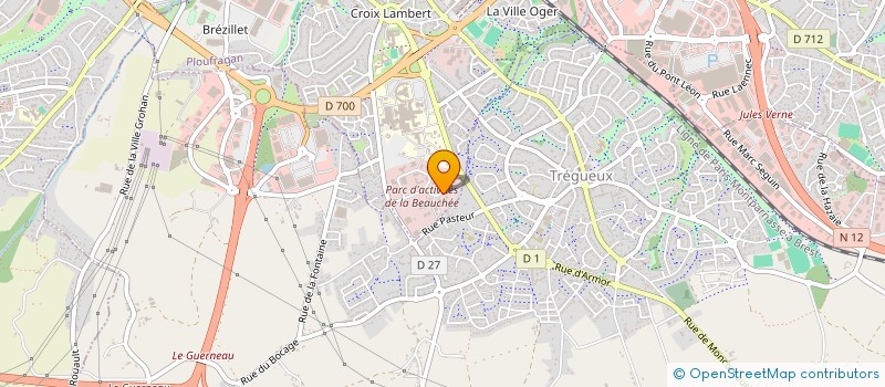 localisation de l'entreprise GROUPEMENT D'EMPLOYEURS POUR L'INSERTION ET LA QUALIFICATION BREIZ'H à SAINT-BRIEUC