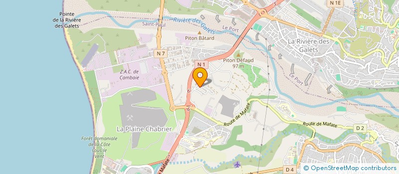 localisation de l'entreprise GROUPEMENT D'EMPLOYEURS POUR L'INSERTION ET LA QUALIFICATION BTP REUNION à SAINT-PAUL