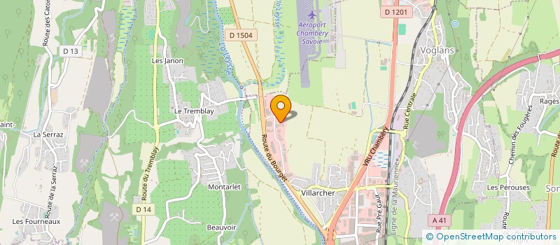 localisation de l'entreprise GROUPEMENT D'EMPLOYEURS POUR L'INSERTION ET LA QUALIFICATION DES AIDES A DOMICILE EN INTEGRATION  VOGLANS