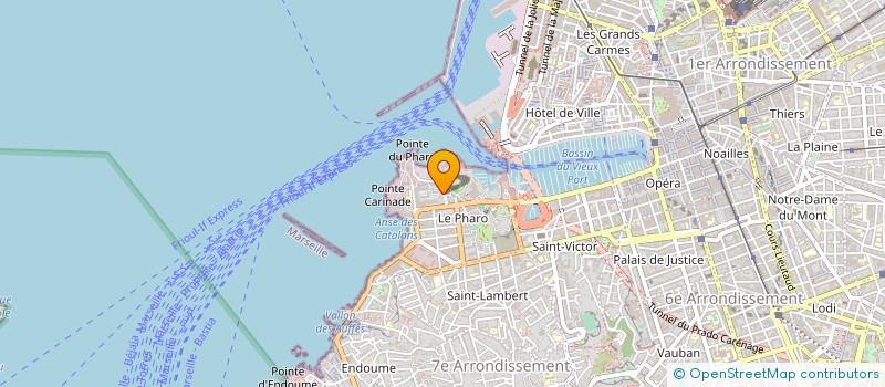 localisation de l'entreprise GROUPEMENT D'EMPLOYEURS POUR L INSERTION ET LA QUALIFICATION METIERS DE LA MER à MARSEILLE 7EME