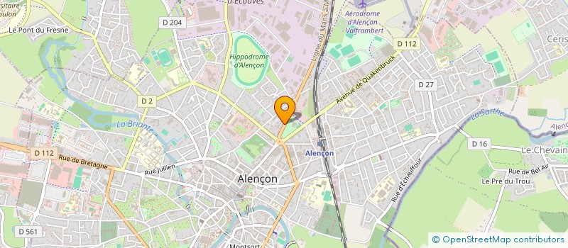 localisation de l'entreprise GROUPEMENT D'EMPLOYEURS POUR L'INSERTION ET LA QUALIFICATION MULTISECTORIEL ORNE MANCHE à ALENCON