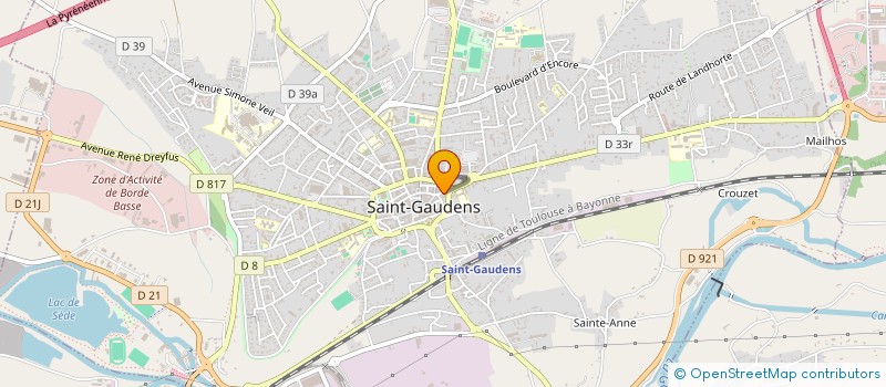 localisation de l'entreprise GROUPEMENT D'EMPLOYEURS POUR LA PROFESSIONNALISATION DES TRAVAUX FORESTIERS à SAINT-GAUDENS