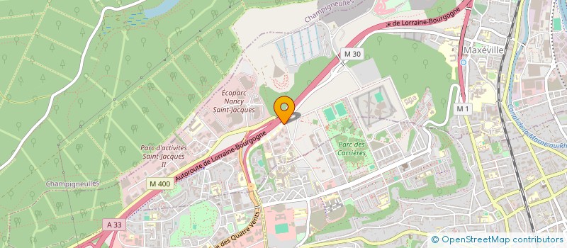 localisation de l'entreprise GROUPEMENT D'EMPLOYEURS POUR LE SPORT LA SANTE ET L INSERTION 54  MAXEVILLE