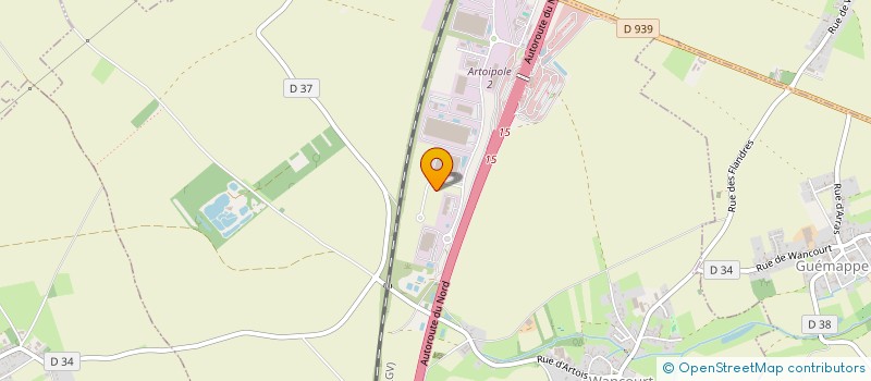 localisation de l'entreprise GROUPEMENT D'EMPLOYEURS POUR LE TRANSPORT ROUTIER DE MARCHANDISES - H2F  WANCOURT