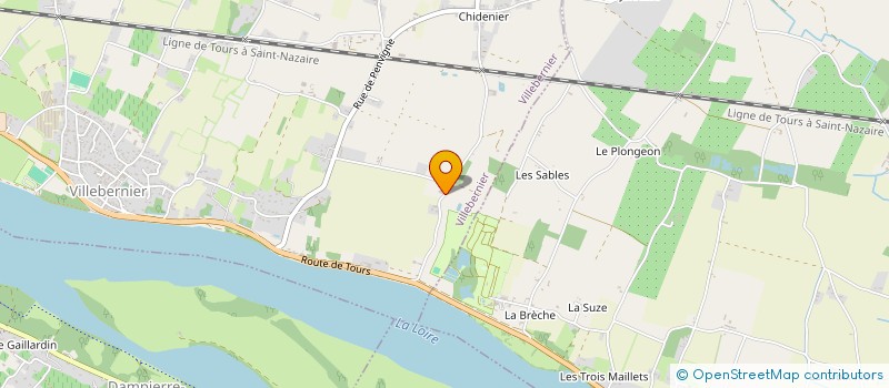 localisation de l'entreprise GROUPEMENT D'EMPLOYEURS PRIMLOIRE  VILLEBERNIER