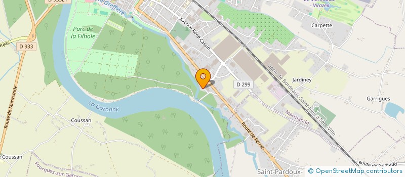 localisation de l'entreprise GROUPEMENT D'EMPLOYEURS RAT  MARMANDE