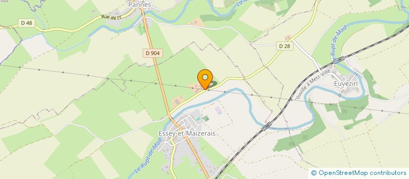 localisation de l'entreprise GROUPEMENT D EMPLOYEURS RCV  ESSEY-ET-MAIZERAIS