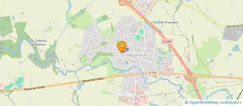 localisation de l'entreprise GROUPEMENT D'EMPLOYEURS RN 160 à SAINT-CHRISTOPHE-DU-BOIS