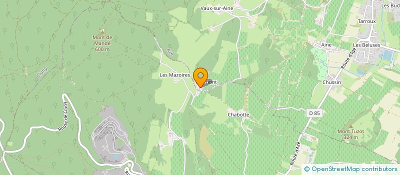 localisation de l'entreprise GROUPEMENT D'EMPLOYEURS ROCHEBIN  AZE