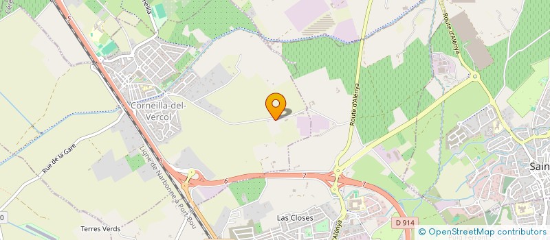 localisation de l'entreprise GROUPEMENT D' EMPLOYEURS ROUGE PASSION  CORNEILLA-DEL-VERCOL