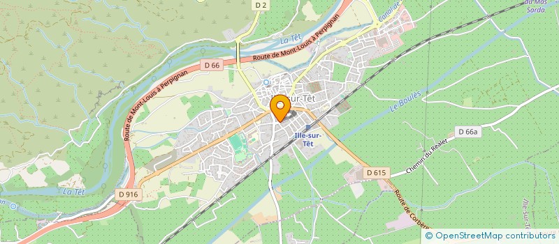 localisation de l'entreprise GROUPEMENT D'EMPLOYEURS SAINT MAURICE  ILLE-SUR-TET