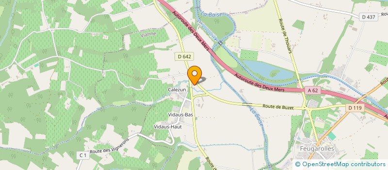 localisation de l'entreprise GROUPEMENT D'EMPLOYEURS SALISQUET  VIANNE