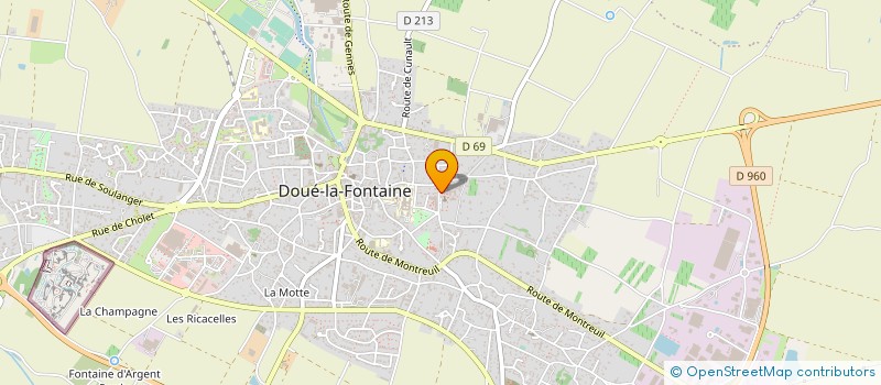 localisation de l'entreprise GROUPEMENT D'EMPLOYEURS SANTE SOCIAL MAINE ET LOIRE à DOUE-EN-ANJOU
