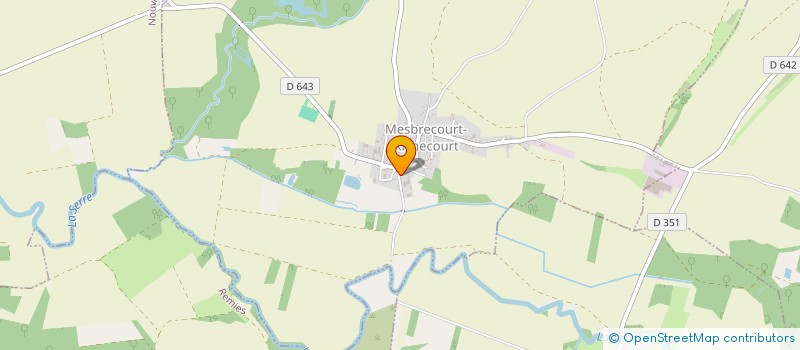 localisation de l'entreprise GROUPEMENT D'EMPLOYEURS SAR'EMPLOIS à MESBRECOURT-RICHECOURT