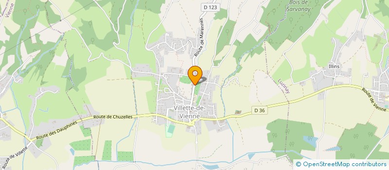 localisation de l'entreprise GROUPEMENT D EMPLOYEURS SEVENNE SUZON  VILLETTE-DE-VIENNE