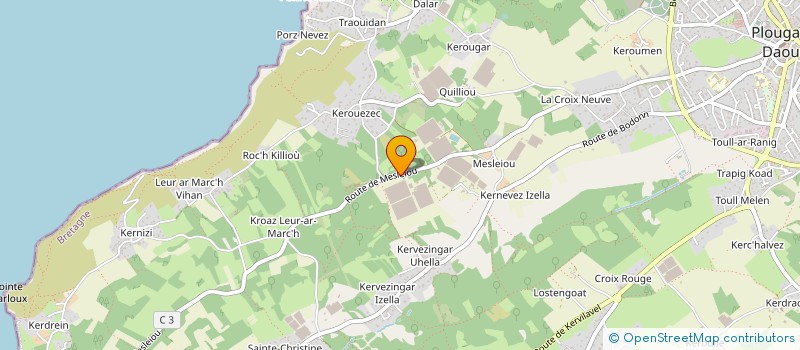 localisation de l'entreprise GROUPEMENT D'EMPLOYEURS SEVYNNA à PLOUGASTEL-DAOULAS