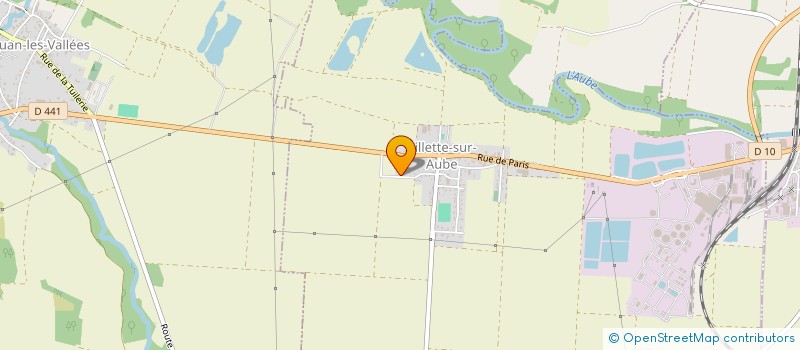 localisation de l'entreprise GROUPEMENT D'EMPLOYEURS SFR AGRI  VILLETTE-SUR-AUBE