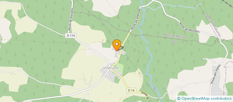 localisation de l'entreprise GROUPEMENT D'EMPLOYEURS SLBMO  VILLENAVE