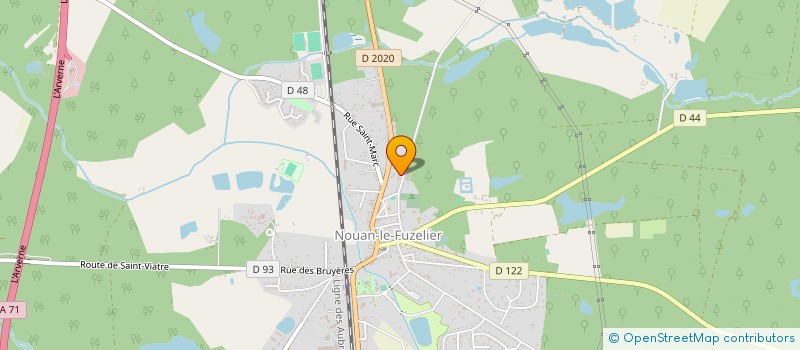 localisation de l'entreprise GROUPEMENT D'EMPLOYEURS SOLOGNE BASKET-BALL  NOUAN-LE-FUZELIER