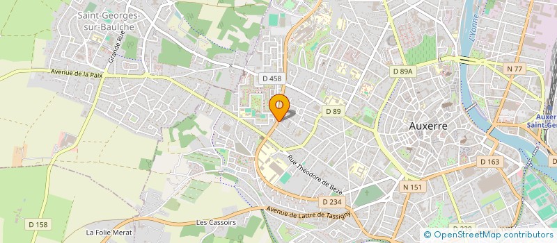 localisation de l'entreprise GROUPEMENT D'EMPLOYEURS SPORT YONNE à AUXERRE