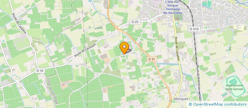 localisation de l'entreprise GROUPEMENT D EMPLOYEURS TAMISIER à L'ISLE-SUR-LA-SORGUE