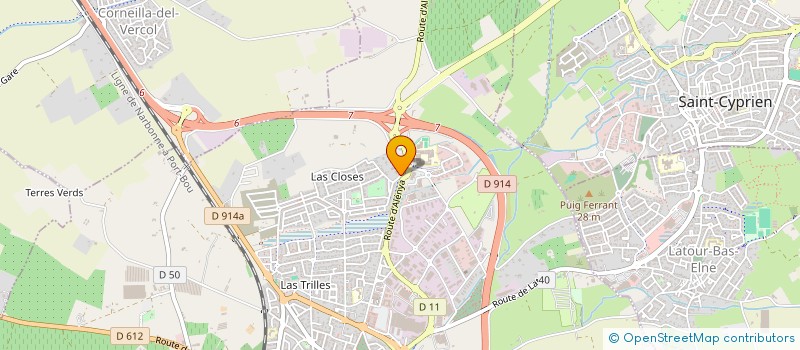 localisation de l'entreprise GROUPEMENT D'EMPLOYEURS TECH VALLEE  ELNE