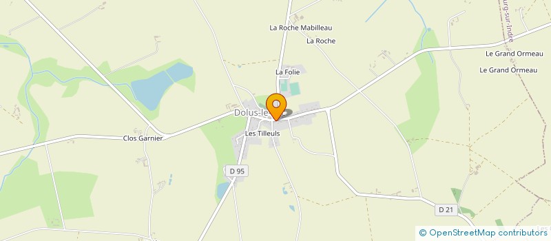 localisation de l'entreprise GROUPEMENT D'EMPLOYEURS TENNIS DE TABLE VAL DE L'INDRE  DOLUS-LE-SEC