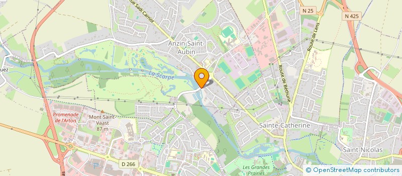 localisation de l'entreprise GROUPEMENT D'EMPLOYEURS TERRES ET EAUX D'ARTOIS  ANZIN-SAINT-AUBIN