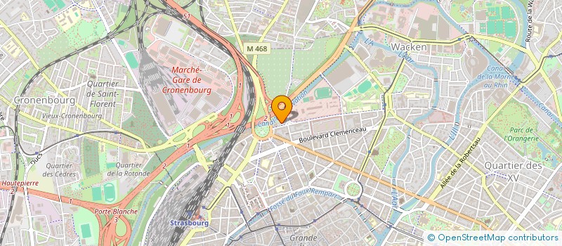 localisation de l'entreprise GROUPEMENT D'EMPLOYEURS TRAVAUX PUBLICS ALSACE à STRASBOURG