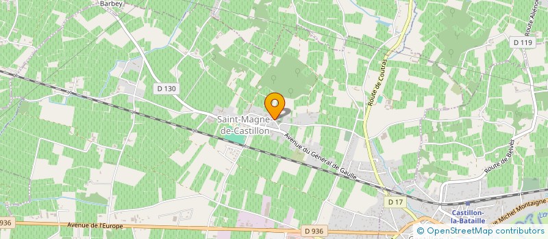 localisation de l'entreprise GROUPEMENT D EMPLOYEURS TREJOLY-COMBRET  RUCH