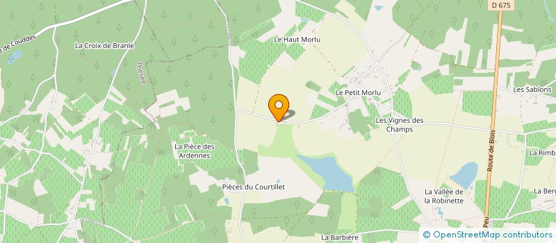 localisation de l'entreprise GROUPEMENT D'EMPLOYEURS UNION LOUSTALOT  SAINT-ROMAIN-SUR-CHER