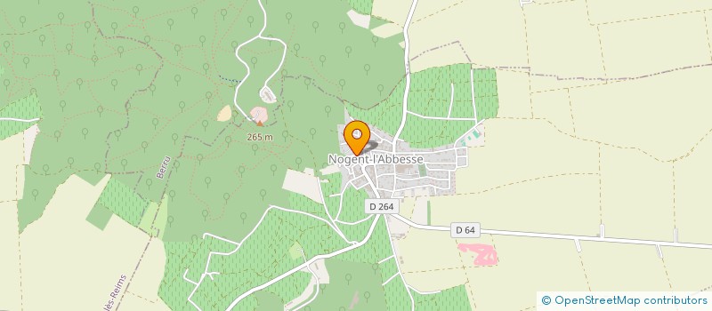 localisation de l'entreprise GROUPEMENT D EMPLOYEURS  V.I.B.  NOGENT-L'ABBESSE