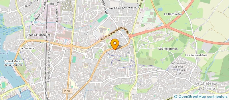 localisation de l'entreprise GROUPEMENT D'EMPLOYEURS VENDEE LITTORALE  LES SABLES D'OLONNE