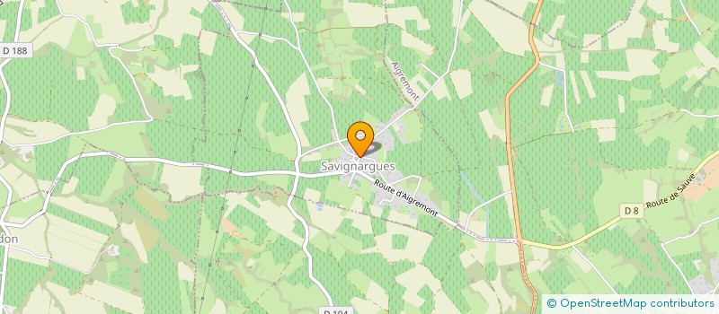 localisation de l'entreprise GROUPEMENT D'EMPLOYEURS VIGNOBLE FLOUTIER ROY  SAVIGNARGUES