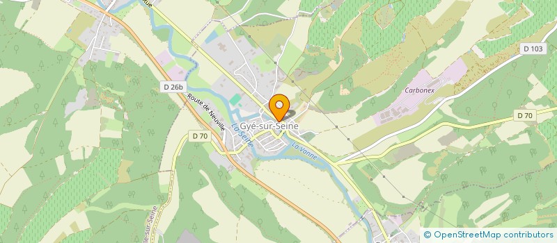 localisation de l'entreprise GROUPEMENT D'EMPLOYEURS VINCENT COUCHE  GYE-SUR-SEINE