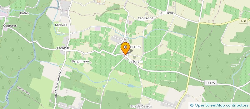 localisation de l'entreprise GROUPEMENT D EMPLOYEURS VINI VARIUS  SAUTERNES