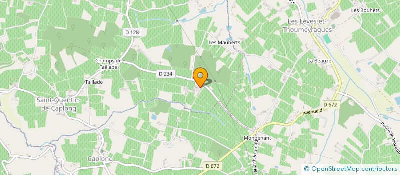 localisation de l'entreprise GROUPEMENT D EMPLOYEURS VITI PRUNE  SAINT-QUENTIN-DE-CAPLONG