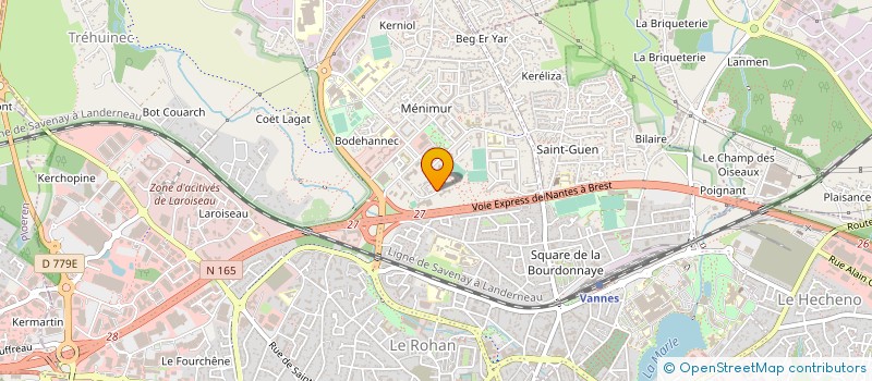 localisation de l'entreprise GROUPEMENT  D'EMPLOYEURS  VMTC - USAT à VANNES