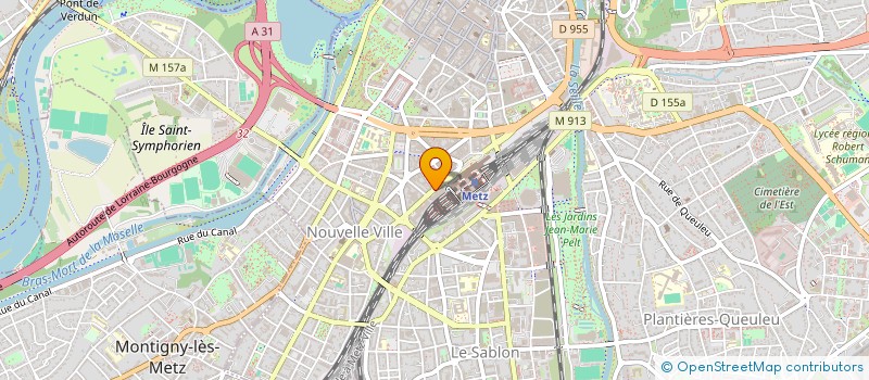 localisation de l'entreprise GROUPEMENT D'ENQUETEURS EN RISQUES PROFESSIONNELS à METZ