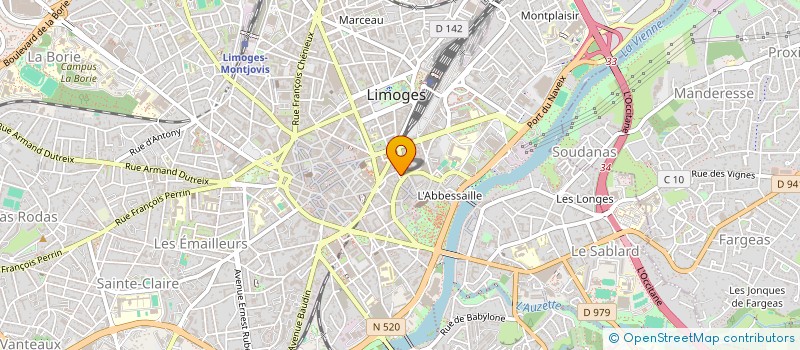 localisation de l'entreprise GROUPEMENT D'ENTRAIDE MUTUELLE (GEM) INSERTION PROFESSIONNELLE ET LOGEMENT (IPL) à LIMOGES