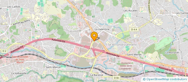 localisation de l'entreprise GROUPEMENT D ENTREPRENEURS SOCIAUX DE LA REGION PACA  MARSEILLE