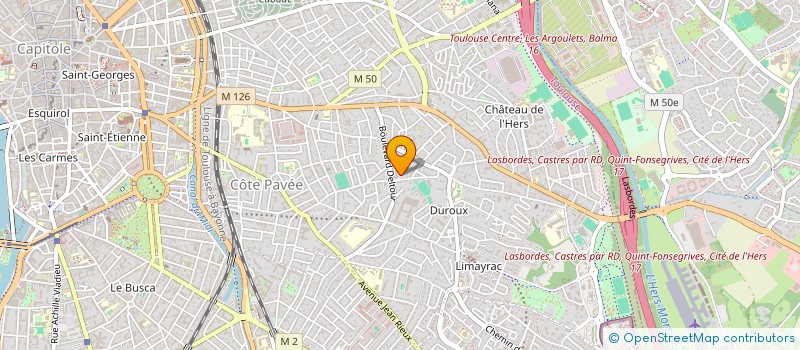 localisation de l'entreprise GROUPEMENT D'ETUDE SUR LA PREVOYANCE, LA RETRAITE ET L'INVESTISSEMENT à TOULOUSE