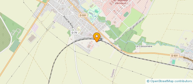 localisation de l'entreprise GROUPEMENT D ETUDES ET DE DEVELOPPEMENT AGRICOLE (GEDA) CHAMP'ARGONNE  SUIPPES